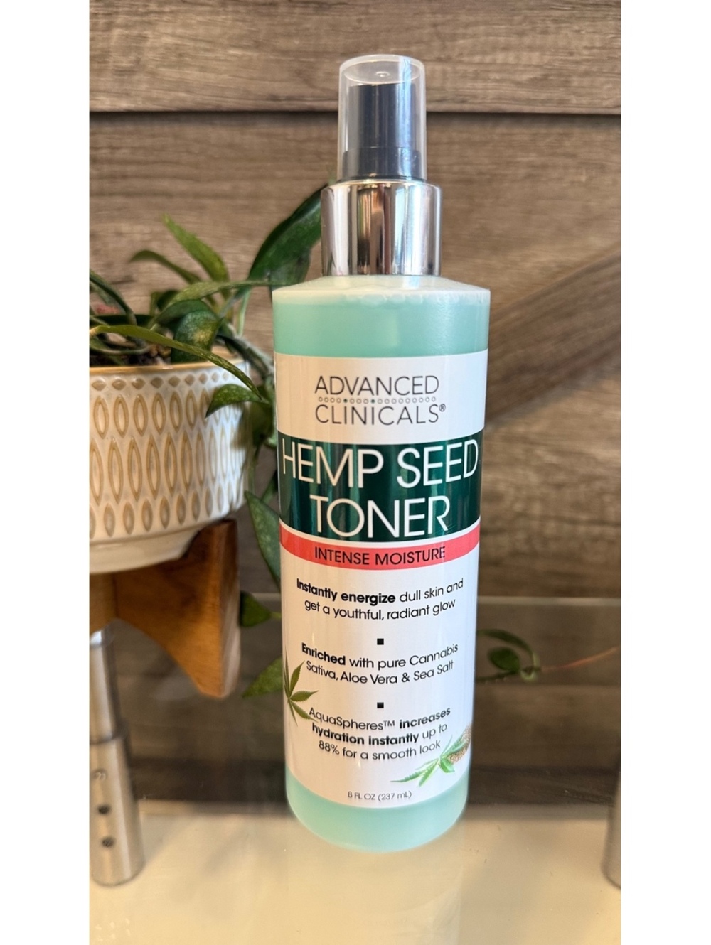 Advanced Clinicals Hemp Seed Toner
